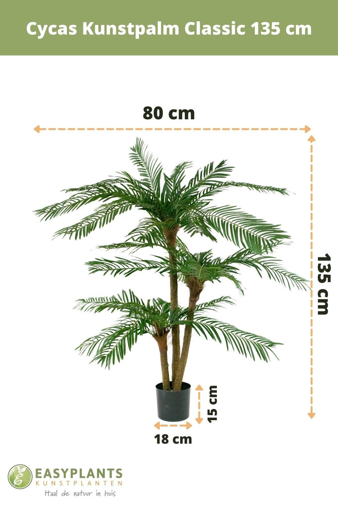 Cycas Kunstpalm Classic 135 cm