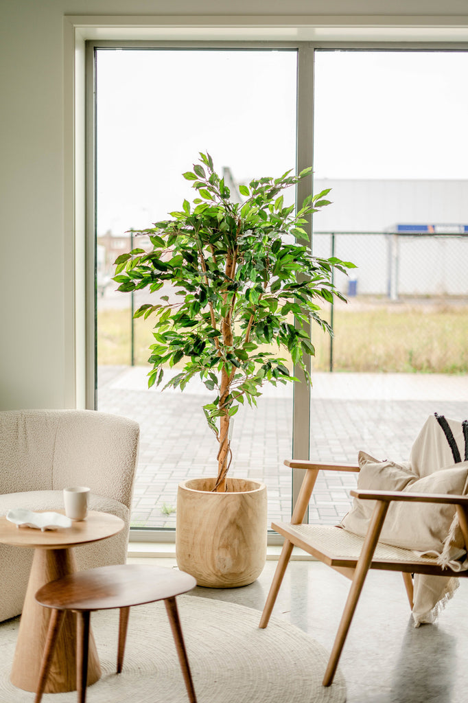 Kunstplant Ficus Groen 180 cm